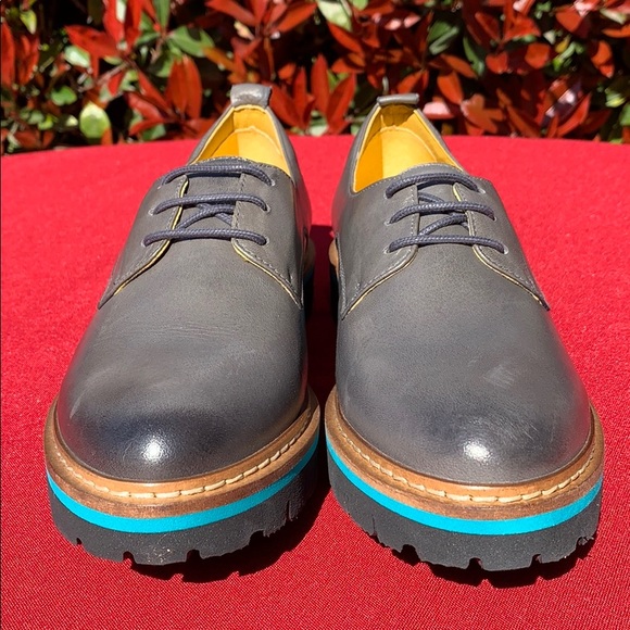 Jafa 397 Graphite Oxfords Flats NWOB Size 38 - Picture 5 of 10